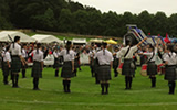 Ullapool and District Pipe Band at Forres